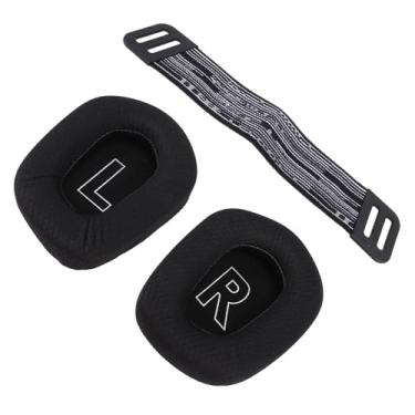 Imagem de Zyyini G733 G335 Almofadas para Fone de Ouvido para Jogos, Malha Respirável, Espuma de Memória de Alta Densidade, Substituição de Isolamento de Ruído para Experiência de Som Aprimorada (Preto)