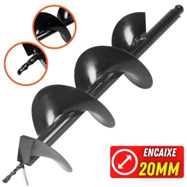 Imagem de Broca 80x20cm Para Perfurador De Solo Bitola Do Eixo