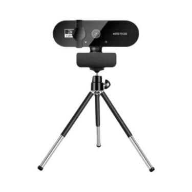 Imagem de Webcam Mini 4K 1080P Full HD 2K Com Microfone, Câmera USB Com Foco Aut