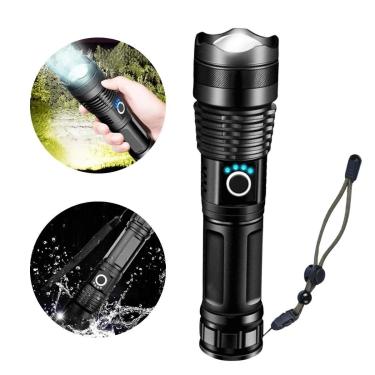 Imagem de Lanterna Militar Tática Luz Forte LED T9 P50 Ultra Potente-Unissex