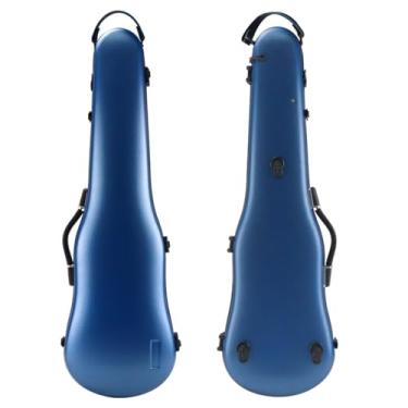 Imagem de Estojo Para Violino Estojo Leve Para Violino Em Fibra De Carbono Bolsa Para Violino À Prova D'água E Resistente À Pressão Estojo para instrumento de violino(Blue)