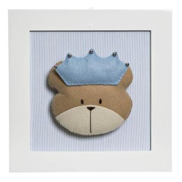 Imagem de Quadro Decorativo Cara Do Urso Príncipe Quarto Bebê Infantil - Potinho