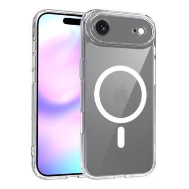 Imagem de Capa Capinha Anti Impacto Az Modelo Magnetic Compativel com a linha Iphone 17 (transparente, iPhone 17 Air)