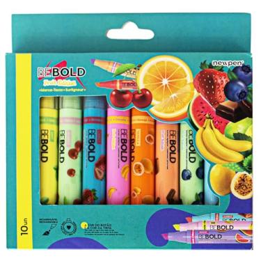 Imagem de Caneta Marca Texto Bebold Fruits Com 10 Cheirinhos Estojo 106230
