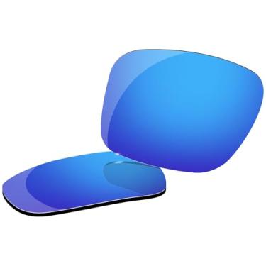 Imagem de Lentes polarizadas de substituição para óculos de sol Oakley Holbrook XL OO9417, com pano de lente de 2,0 mm, Azul, simple