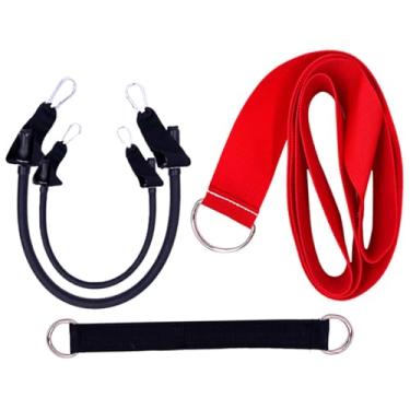 Imagem de Lljsszr Conjunto de 4 Faixas de Resistência para Golfe, Corda Multifuncional para Exercícios, Ferramenta de Aprimoramento para Golfe, Tênis E Beisebol, Acessó, Vermelho