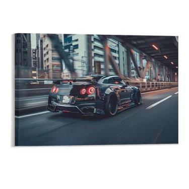 Imagem de HouLaiZhe Speed ​​modificado R35 Jdm pôsteres de carro esportivo tela parede estética decoração de sala de parede impressões galeria sala decoração de parede para quarto sala de estar escritório 11 x