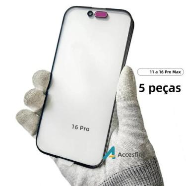 Imagem de Lente De Vidro Da Tela Frontal Para iPhone 16 15 14 13 12 11 pro Max p