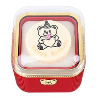 Imagem de Caixa De Giratória Para Pedido De Casamento | Artigos Para Casamento De Ursinho Bolo,Caixa De Colar De Noivado - Para Casais De Noivos No Dos Namorados Fotografia Festa Aniversário Jantar Piquenique