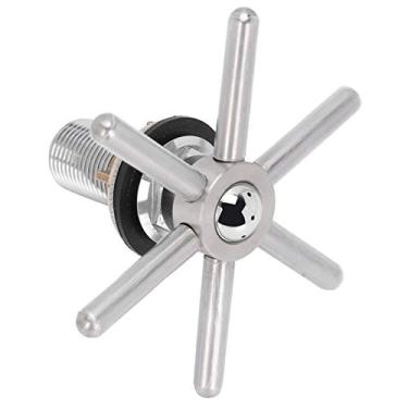 Imagem de Cosiki Limpador Automático de Copos de Aço Inoxidável, Acessório de Barra Multifuncional para Hotel de Loja de chá de Leite, Ferramenta de Lavagem de Copos Com Design de Porta- Hexagonal