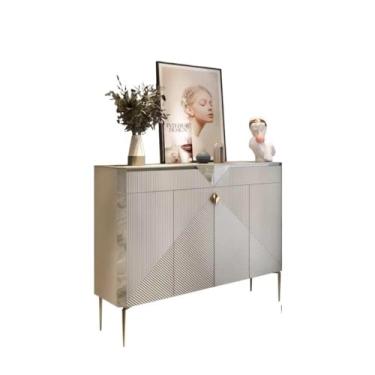 Imagem de CFGH6FDF Armário de sapato entrada corredor entrada pedra laje armário de sapatos luz luxo entrada armário de sapatos uma villa sala de estar rack armazenamento rack organizador de sapatos