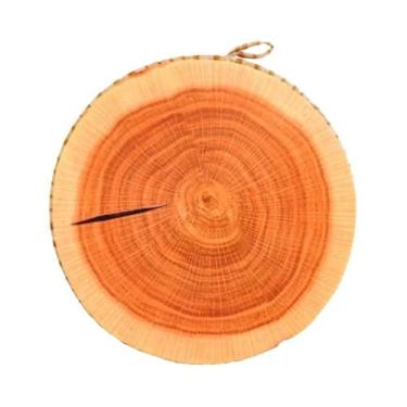 Imagem de Almofada Redonda Em Forma De Fruta De 33cm, Sem Pelos, Para Leitura E 