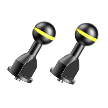 Imagem de Sea frogs 2PCS Adaptador Estabilizador de Mergulho para Sistema de Iluminação de Braçadeira CNC Liga de Alumínio Acessórios de Câmera Fotográfica 1/10.2 cm-20 Thread