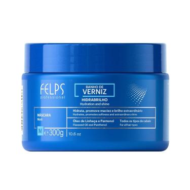 Imagem de Máscara de Tratamento Banho de Verniz Hidrabrilho Felps Professional - 300g