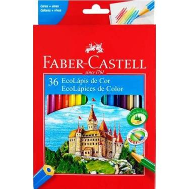 Imagem de Lápis de cor sextavado faber castell 36 cores