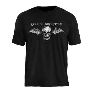 Imagem de Camiseta Avenged Sevenfold Unissex Stamp em Algodão Manga Curta Gola Redonda-Unissex