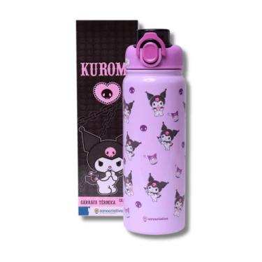 Imagem de Garrafa Térmica Inox Galaxy c/ Alça Kuromi 650ml - Zona Criativa