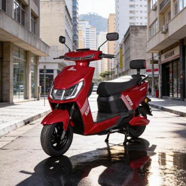 Imagem de Scooter Elétrica WeHawk WX05 1000W  60V 20Ah  Até 60km  Sem CNH, Verme