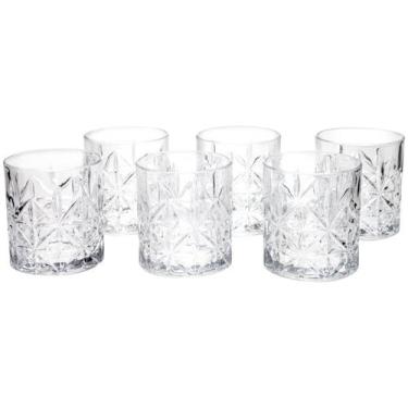 Imagem de Jogo de Copos de Whisky Stella 332ml - BonGourmet, Transparente, 6