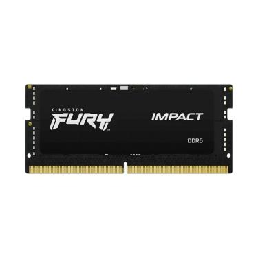 Imagem de Memória RAM para Notebook Kingston Fury Impact, 16GB, 5600MHz, DDR5, CL40, Preto - KF556S40IB-16-Unissex