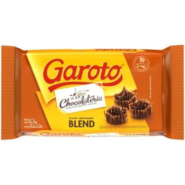 Imagem de Chocolate garoto blend 1 kg, Ao Leite e Meio Amargo