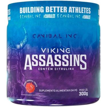 Imagem de Viking Assassins Pré Treino Canibal 300g Sabor Tropical Fruit-Unissex