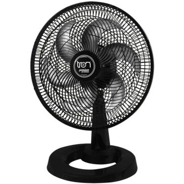 Imagem de Ventilador Oscilante de Mesa Tron 130W Hélice 40cm 6 Pás Preto Modelo 51.01-1244 110V p...