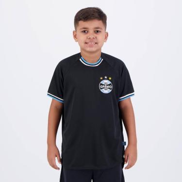 Imagem de Camisa Grêmio Esportiva Juvenil Preta-Unissex