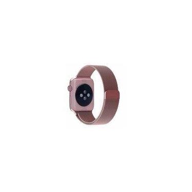 Imagem de Pulseira Milanese Compatível Para Watch 42mm 44mm e 45mm - Rose - X-DO