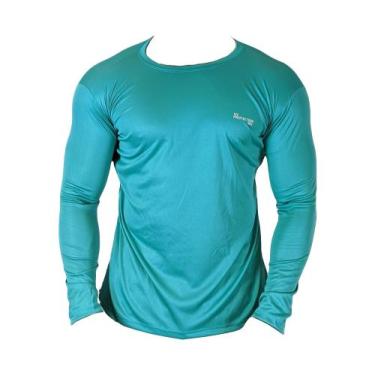 Imagem de Blusa fator solar uv 50+ - segunda pele dry fit proteção uv - Lisa, Ve