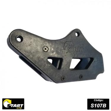 Imagem de Guia Corrente Traseiro Coroa Completo S107 para Motos KTM Sherco Husaberg MXF em Pu Preto Start Racing