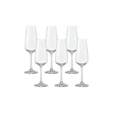 Imagem de Taça Espumante 190 ml Cristal Transparente Linha Aroma Haus Concept