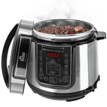 Imagem de Panela de Pressão Elétrica KIAN PPE102 6 Litros Inox 127V, 110V