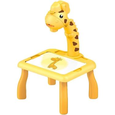 Imagem de Brinquedo Educativo Mesa Projetor Girafinha para Colorir 3 Modos de Uso Pais & Filhos