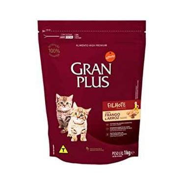 Imagem de Ração Gran Plus Para Gatos Filhote Frango e Arroz 1Kg