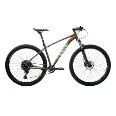 Imagem de Bicicleta Aro 29 Oggi BW 7.1 Cues 10v 2026 - Verde/Vermelho/Cinza, Tam