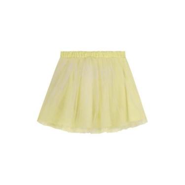 Imagem de Saia Menina Amarelo Tule Kukiê, Amarelo, 8