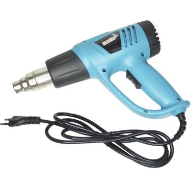Imagem de Soprador Térmico Ar Quente 2000W Kit Acessórios Bicos Espátulas Maleta 350° 600° Importway IWST-MA