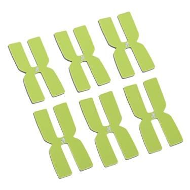 Imagem de Amagogo Raquete de Tênis de Badminton de 6 Unidades Pro Peso E Tiras de Silicone 3g H, Verde
