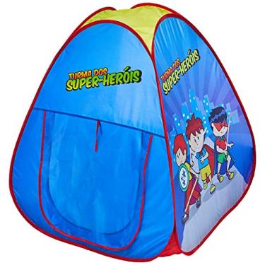 Imagem de Barraca Infantil com 100 Bolas Turma do Super Heróis Pica Pau Brinquedos