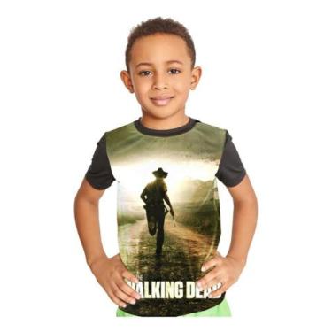 Imagem de Camiseta Infantil The Walking Dead Rick Grimes Ref:620 - Smoke