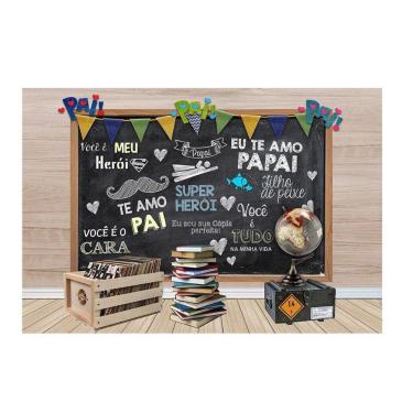 Imagem de Fundo Fotográfico Newborn Dia Dos Pais 2,6X1,7 Ffm-544