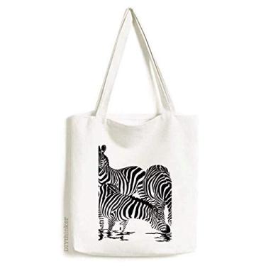 Imagem de Simple Pintos Animal Art Deco Gift Fashion Tote Bolsa de compras Bolsa casual