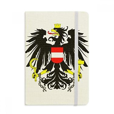 Imagem de Caderno com emblema nacional da Áustria com capa dura em tecido oficial diário clássico
