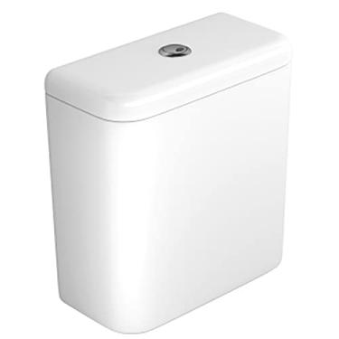 Imagem de Caixa Acoplada com Acionamento Duo Carrara Nuova Branco