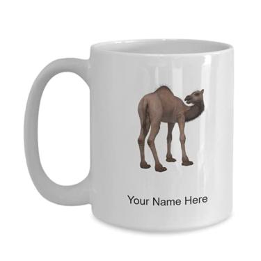 Imagem de Caneca personalizada de camelo, copo de café de camelo, ideia de presente de camelo, copo de camelo personalizado, caneca de camelo personalizada - caneca de café de 425 g