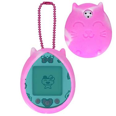 Imagem de JCHPINE Silicone Cover Case for Jujutsu Kaisen Tamagotchi Nano, Protective Sleeve Skin for Hello Kitty and for PAC-Man Device Interactive Game Machine(Only Cover) (Pink)