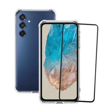 Imagem de Kit Capinha Capa Antiqueda para Samsung Galaxy M35 + Película de Vidro 3D