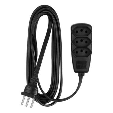 Imagem de Extensão Legrand Daneva com 3 tomadas - 5 Metros - 10A - Novo Padrão -