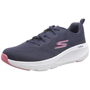 Imagem de Skechers Tênis de corrida feminino GO Run Elevate - Quick Stride, Azul marino, 41